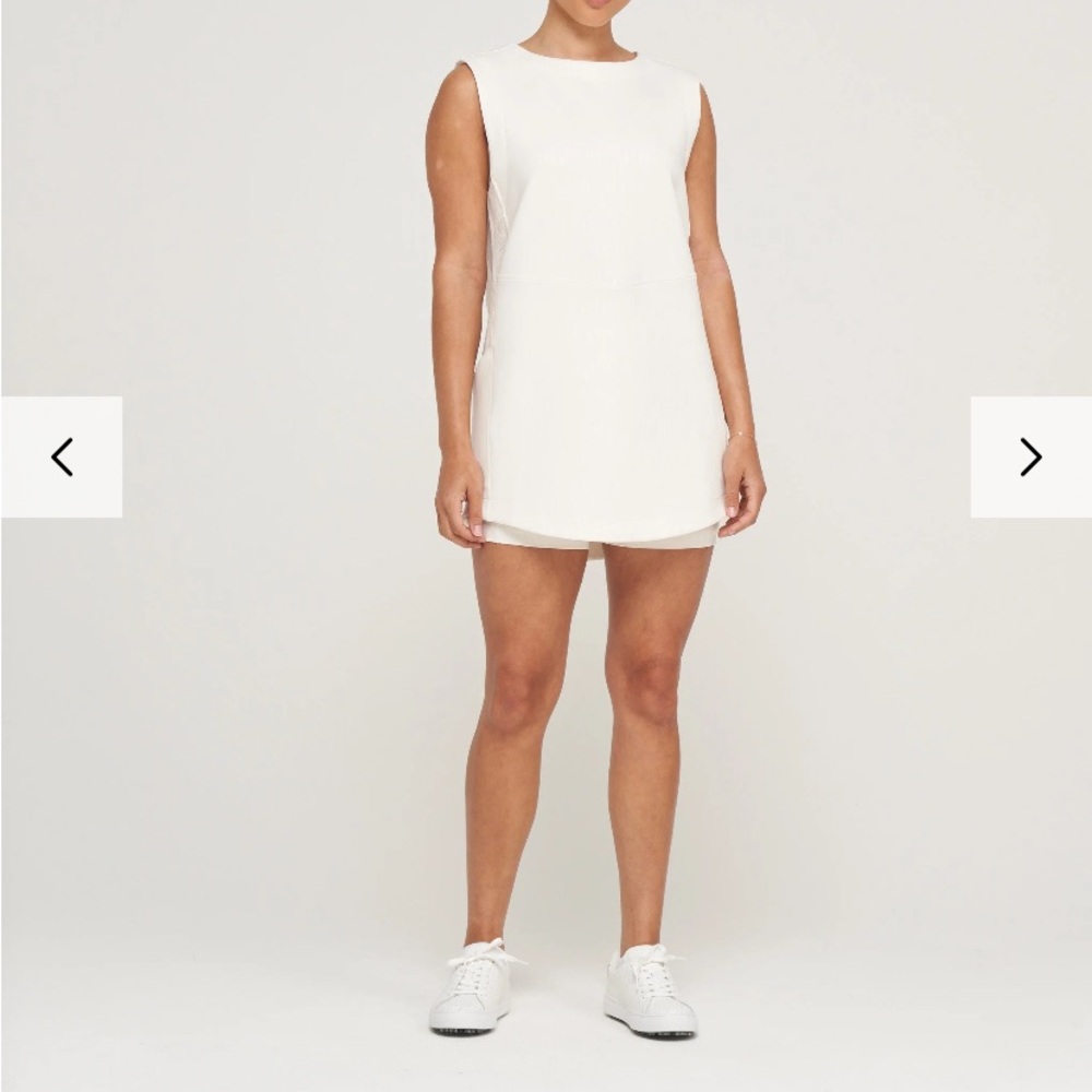 Bad Birdie Golf  NWT Women’s Mirabel Dress Cattail - Whisper White XL